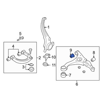 Hyundai OE - Rear Suspension Lateral Arm Bushing