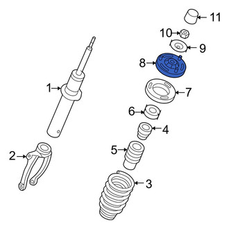 Hyundai OE - Front Suspension Strut Mount