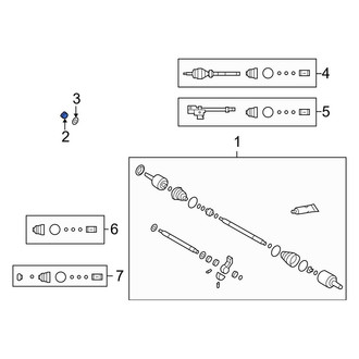 Hyundai OE - CV Joint Nut