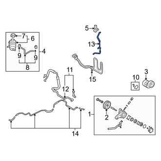 Hyundai OE - Power Steering Return Hose