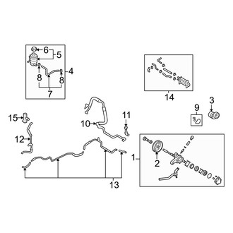 Hyundai OE - Steering Gear & Linkage - Pump & Hoses (3.3L)