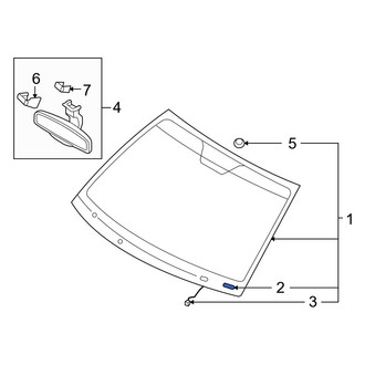 Hyundai OE - Windshield Insulator