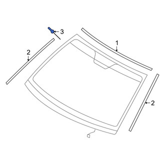 Hyundai OE - Windshield Molding Rivet