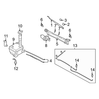 Hyundai OE - Windshield - Wiper & Washer Components