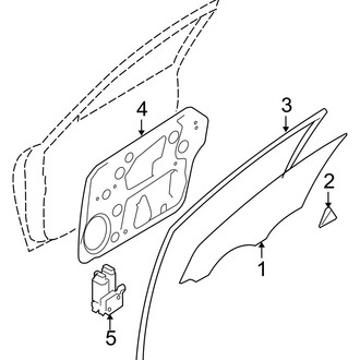 Hyundai OE - Front Door - Glass & Hardware (3.3L)