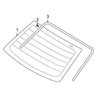 Hyundai OE - Back Glass Insulator