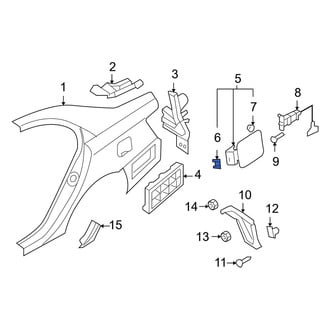 Hyundai OE - Fuel Door Spring