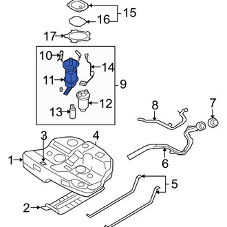 Hyundai OE - Fuel Pump Tank Seal