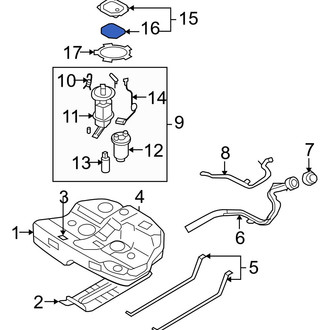 Hyundai OE - Fuel Pump Tank Seal