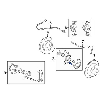 Hyundai OE - Rear Wheel Lug Stud