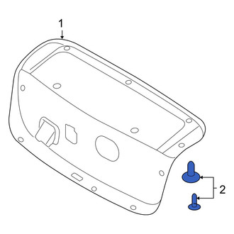 Hyundai OE - Deck Lid Trim Clip
