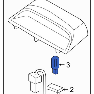 Hyundai OE - Center High Mount Stop Light Bulb