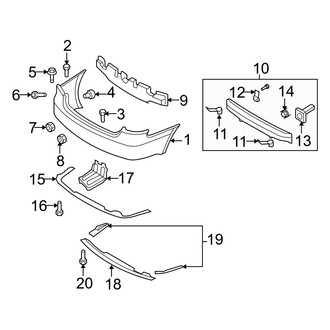 Hyundai OE - Rear Bumper - Bumper & Components