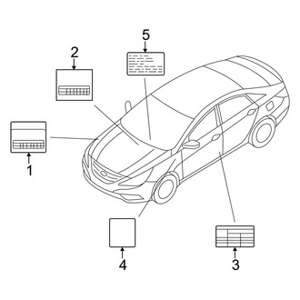 Hyundai OE - Information Labels - Labels (Gas)