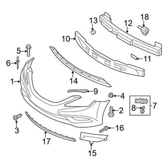 Hyundai OE - Front Bumper - Bumper & Components (2.0T / 2.0T Limited / GL / GLS / Limited / SE)
