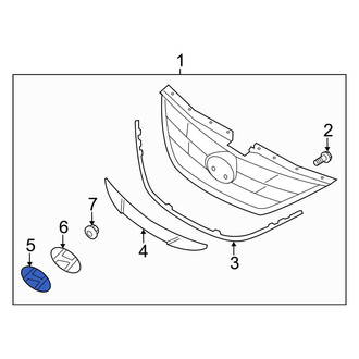 Hyundai OE - Front Grille Emblem
