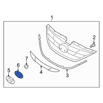 Hyundai OE - Front Grille Emblem