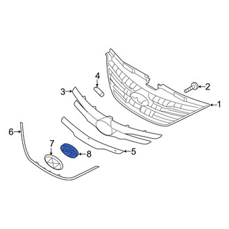 Hyundai OE - Front Grille Emblem