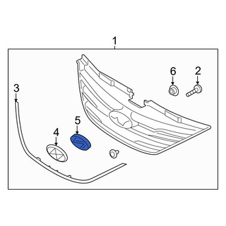 Hyundai OE - Front Grille Emblem
