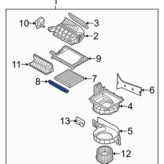 Hyundai OE - Cabin Air Filter Cover
