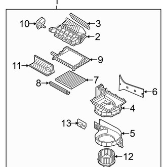 Hyundai OE - Air Conditioner & Heater - Blower Motor & Fan (GLS / Limited / SE)