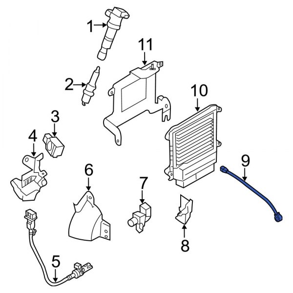 Genuine Ignition Knock (detonation) Sensor OEM HYUNDAI KIA *See