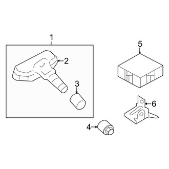 Hyundai OE - Tire Pressure Monitoring System (TPMS) Sensor