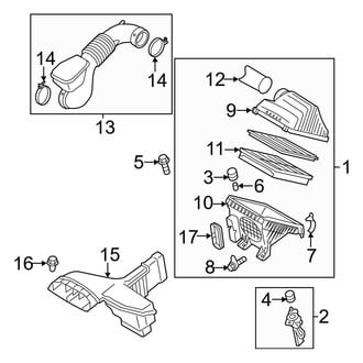 Hyundai OE - Engine / Transaxle - Air Intake (2.4L)