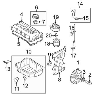 Hyundai OE - Engine / Transaxle - Engine Parts (2.4L)