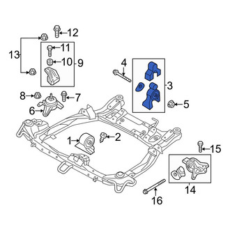 Hyundai OE - Rear Engine Mount