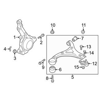 Hyundai OE - Front Suspension - Suspension Components (Gas)