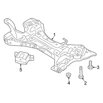 Hyundai OE - Front Suspension - Suspension Mounting (With Sport Suspension), (Gas)