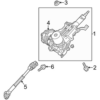 Hyundai OE - Steering Column Assembly (Gas)