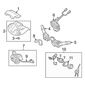 Hyundai OE - Steering Column - Shroud, Switches & Levers (Gas)