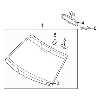 Hyundai OE - Windshield - Glass (Gas)