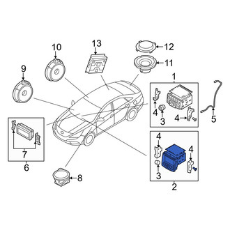 Hyundai OE - Radio Control Unit