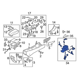 Hyundai OE - Automatic Transmission Shift Lever