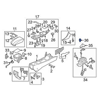 Hyundai OE - Automatic Transmission Shift Lever Knob