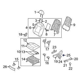 Hyundai OE - Power Seat Switch Knob