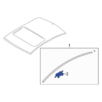 Hyundai OE - Rear Roof Molding Clip