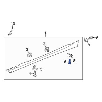 Hyundai OE - Grille Molding Screw
