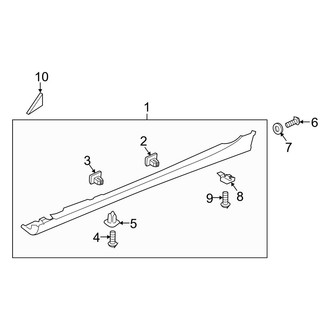 Hyundai OE - Pillars, Rocker & Floor - Exterior Trim (Gas)