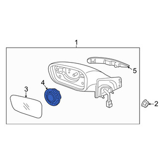 Hyundai OE - Front Left Door Mirror Drive Motor