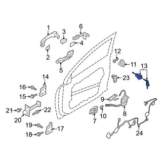 Hyundai OE - Door Lock Cylinder