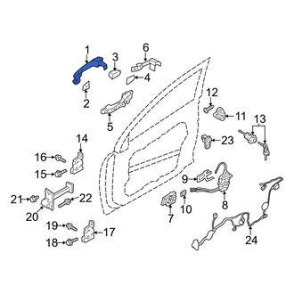 Hyundai OE - Front Outer Exterior Door Handle