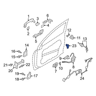 Hyundai OE - Front Door Jamb Switch