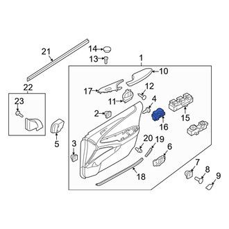 Hyundai OE - Door Mirror Switch