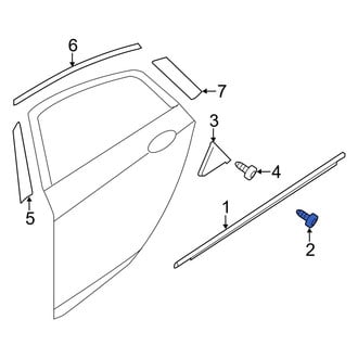 Hyundai OE - Center High Mount Stop Light Screw