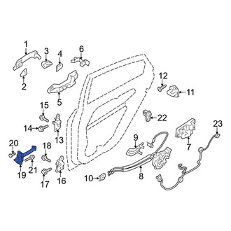 Hyundai OE - Rear Right Door Check