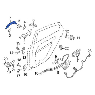 Hyundai OE - Front Outer Exterior Door Handle